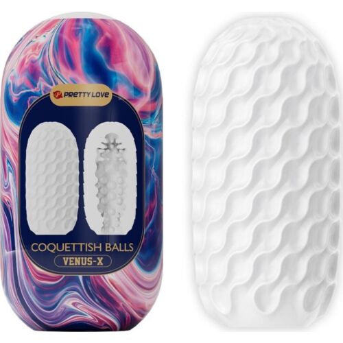 Masturbator Pretty Love Coquettish Balls mit 3 Tunneln