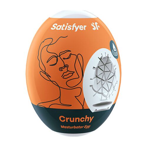 Masturbator Satisfyer Eggs Crunchy - flexibles Design