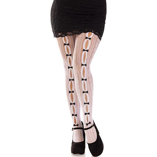 Medias Leg Avenue Sweetheart Net mit Herzdesign