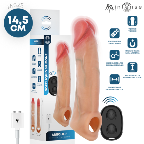 Hülle MR. INTENSE Arnold M - 14.5 cm mit Vibration