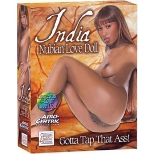 Muñeca hinchable CALEXOTICS India mit drei Orificios