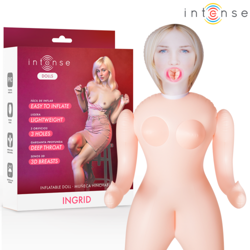 Muñeca hinchable Intense Dolls Ingrid - 3 Orificios