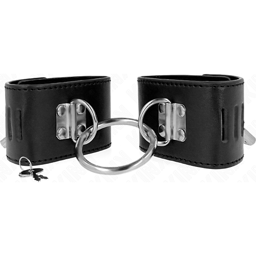 Handschellen KINK Wrist Restraint mit Ring und Vorhängeschloss
