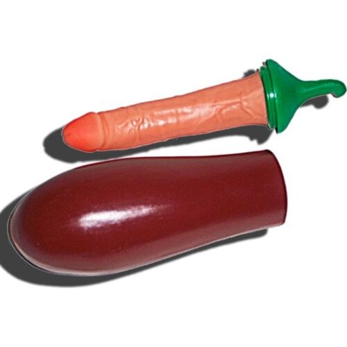 Zubehör von Diablo Picante – Überraschende Aubergine Penis für Partys