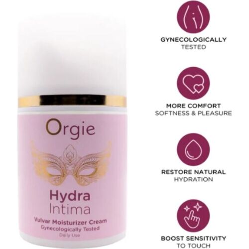 Tägliche Vulva-Feuchtigkeitscreme ORGIE Hydra Intima 50 ml