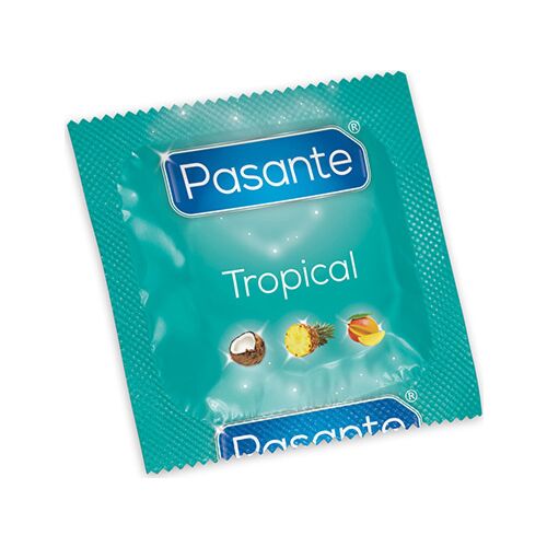 Kondome Pasante Tropical BULK 144 UDS mit fruchtigem Geschmack