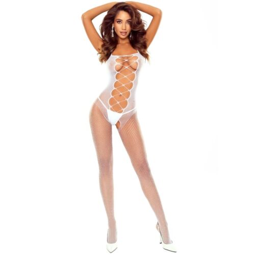 Bodystocking Passion Woman BS124 mit Schnürdetail
