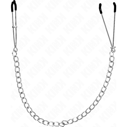 Pinzas für Brustwarzen KINK mit Kette 30 cm
