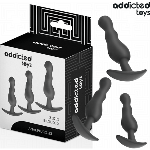 Analplugs Set 3 von ADDICTED TOYS | Anpassung für alle Levels