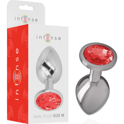 Analplug INTENSE mit Diamantjuwel Grösse M
