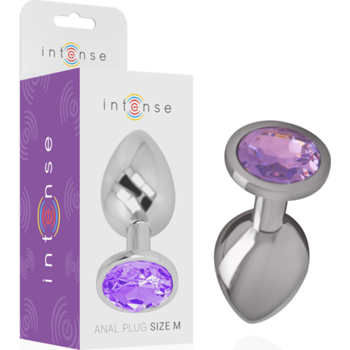 Analplug INTENSE mit Diamantjuwel – Grösse M
