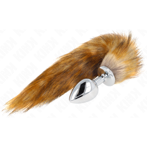 Anal Plug KINK Größe L mit synthetischem Schwanz