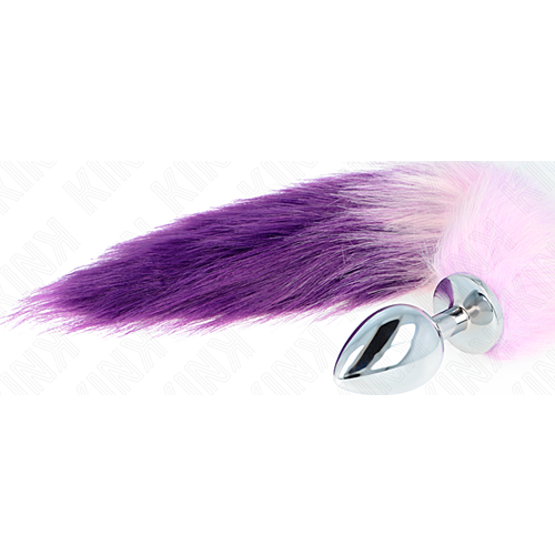 Anal Plug KINK L mit synthetischem Schwanz 10 x 4 cm