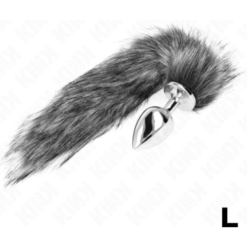 Plug Anal KINK PLEASURE PLUGS L mit synthetischem Schwanz