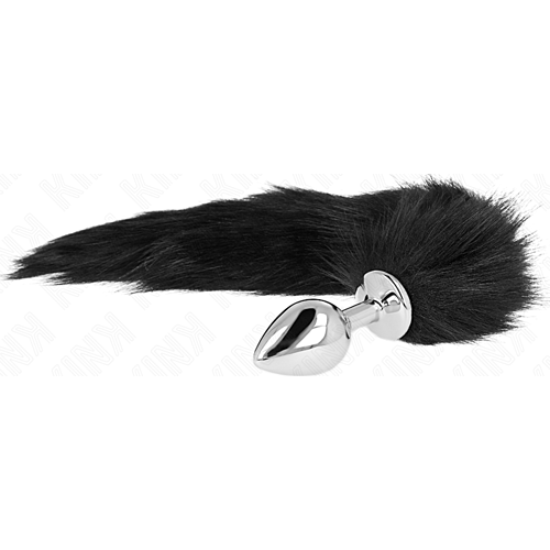 Analplug M KINK mit synthetischem Schwanz 40 cm
