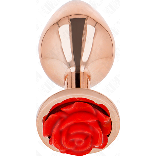 Analplug KINK mit roter Rose – Eleganz und Komfort