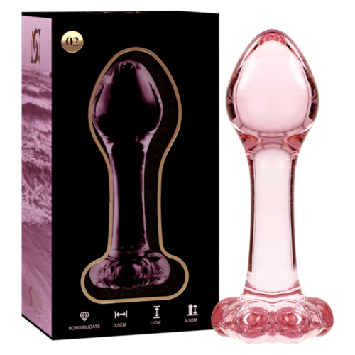 Analplug NEBULA SERIES BY IBIZA Modell 2 aus Borosilikatglas