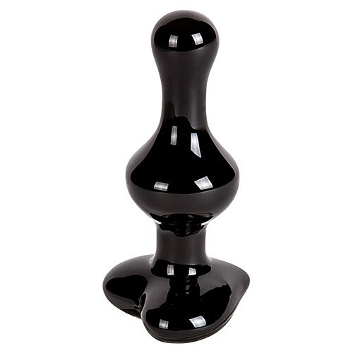 Analplug S Pleasures Crystal STELLA mit Herzbasis