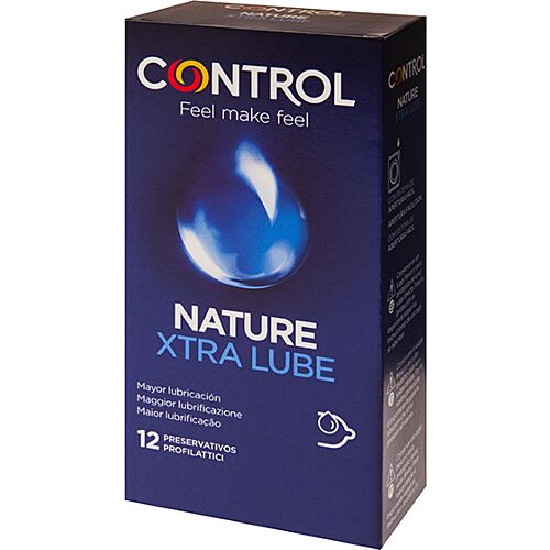CONTROL Extra Lube Kondome 12er Pack für bessere Penetration