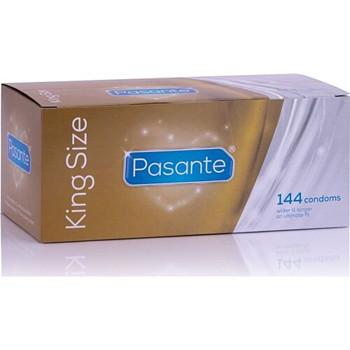 Kondome PASANTE King MS - Breiter und langer Sitz für mehr Komfort