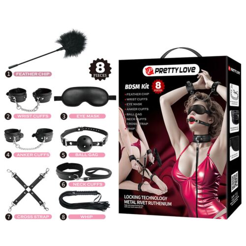 BDSM Set FUN TOYS PRETTY LOVE 8-teiliges Kit
