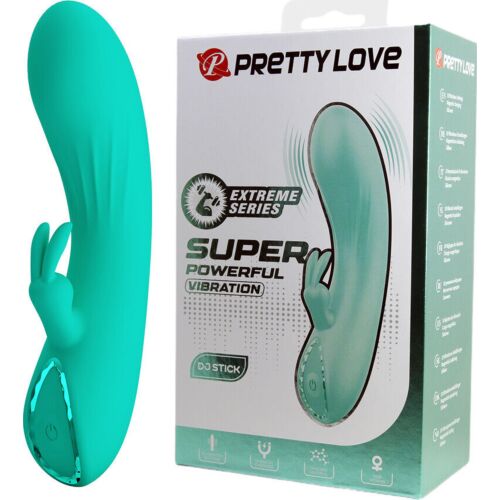Vibrator Pretty Love DJ Stick mit externem Stimulator