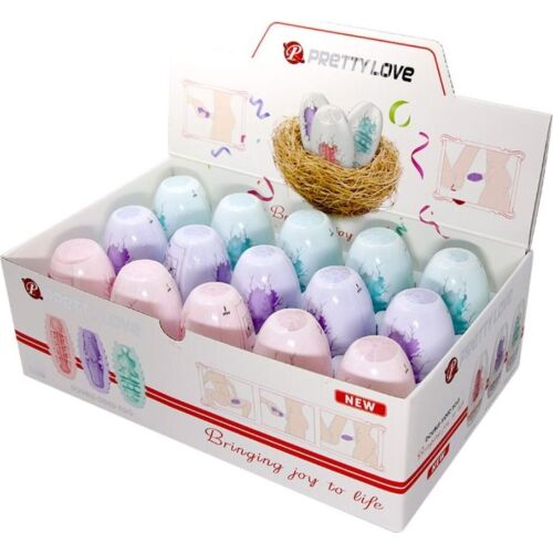 Masturbator Ei Pretty Love Doppel-Seitige Texturen für spannende Empfindungen