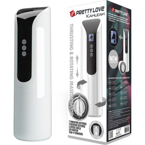 Masturbator Pretty Love Kahleah mit Druck- und Rotationsfunktion