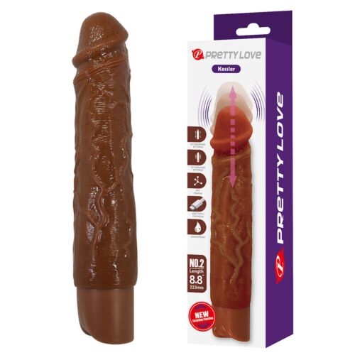 KESSLER Realistischer Vibrator mit Stossfunktion