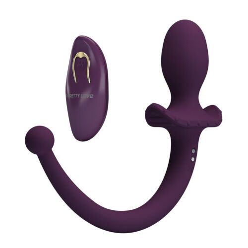 Vibrator ANAL TOYS LIOEA mit flexiblem Schwanz und 12 Funktionen