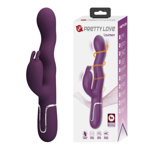 Vibrator PRETTY LOVE LOURSEN mit Stossbewegung und 7 Vibrationen