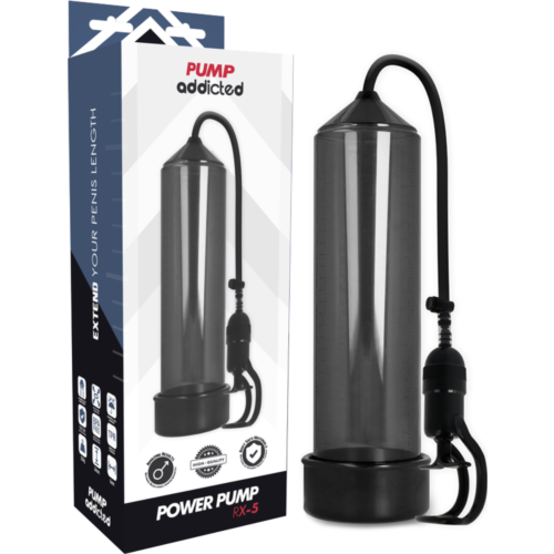 Bomba Alargadora Penis Pump Addicted RX5 mit Vakuumsystem