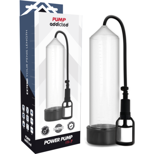 Transparente Erektionspumpe RiseClear