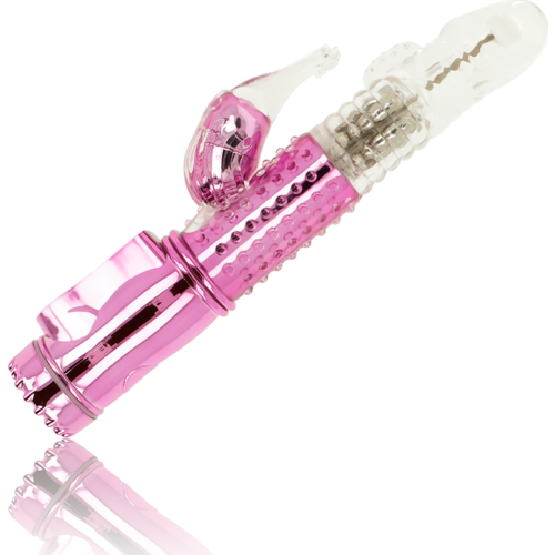 Vibrator OHMAMA mit Rotationsfunktion und Klitorisstimulator