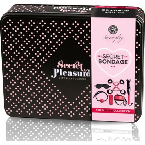 BDSM Set SECRETPLAY Red Collection - 6 Teile für jedes Level