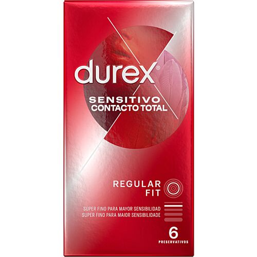 DUREX Sensitiv Kondome - 6 Stück ultra dünn für mehr Sensibilität