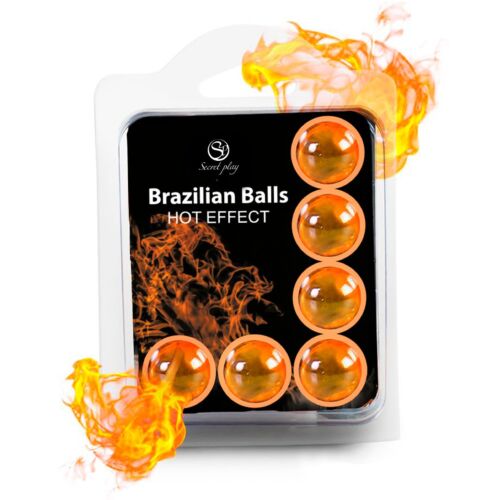 Effektspielzeug SECRETPLAY Set 6 Brazilian Balls mit Wärmeeffekt