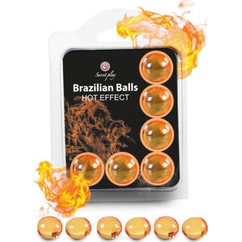 Effektspielzeug SECRETPLAY Set 6 Brazilian Balls mit Wärmeeffekt