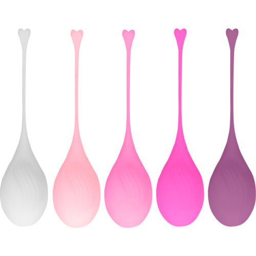 Bolas Silicona OHMAMA Set mit 5 Kegel-Übungsbällen