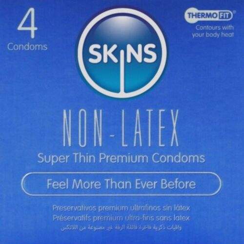Kondome SKINS LATEX-FREE 4er Pack hypoallergen