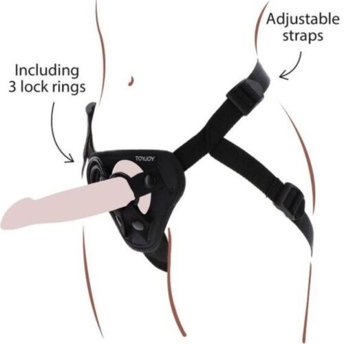 Strap-On Harness Get Real mit gepolstertem Kissen