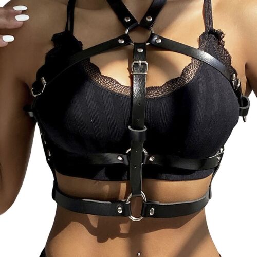 Body Harness SUBBLIME FETISH Leather Ring Chest Harness