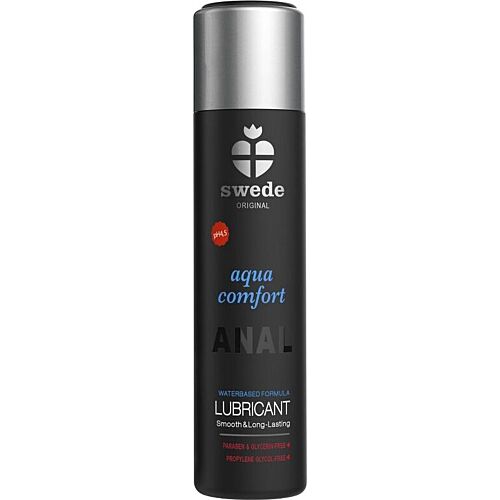 Anal-Lubrikant SWEDE Aqua Comfort 60 ml für langanhaltende Gleitfähigkeit