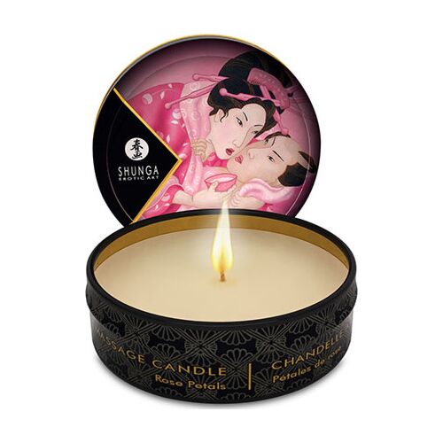 Massagekerze SHUNGA Mini Caress - Rosen Aroma