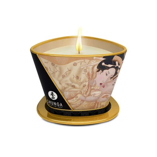 Massagekerze Shunga Mini Caress Vanille 170 ml