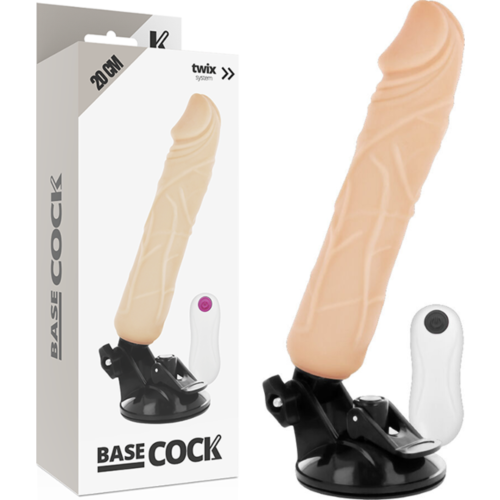 Vibrator BASECOCK 20 cm mit Fernbedienung