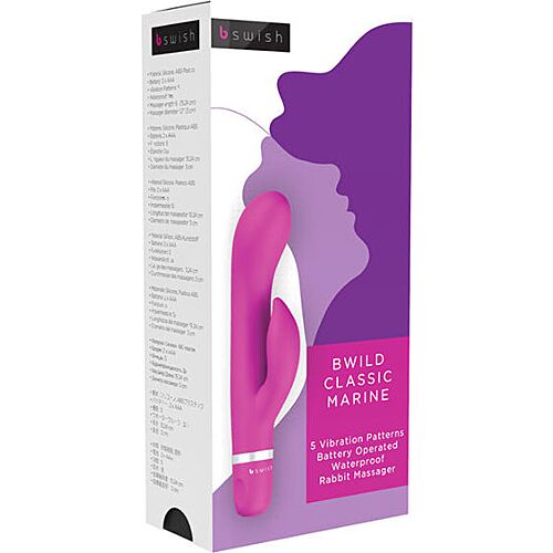 Vibrador B SWISH BWILD CLASSIC MARINE mit G-Punkt Stimulation