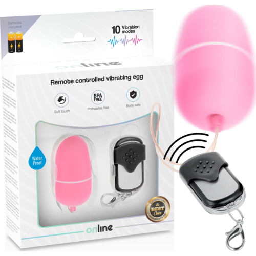 Eier Vibrator ONLINE M mit Fernbedienung und 10 Modi