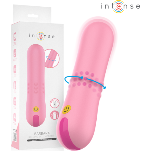 Vibrator INTENSE BARBARA mit rotierenden Perlen