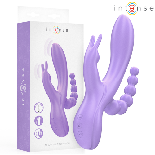 Dreifachvibrator INTENSE MIKO mit analer und klitoraler Stimulation